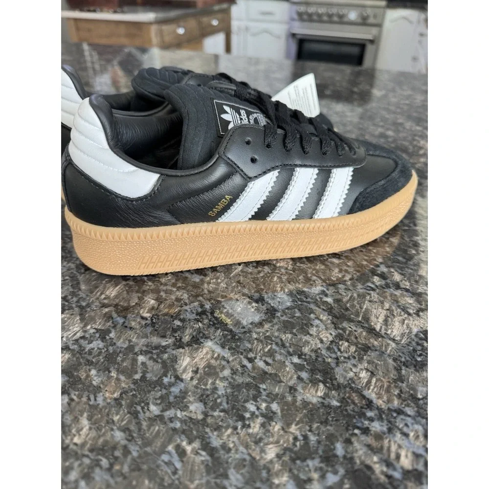 adidas GS Samba XLG Shoes Black/White JH6517. Shoes,‎ Sneakers Sz 5.5 NWOB